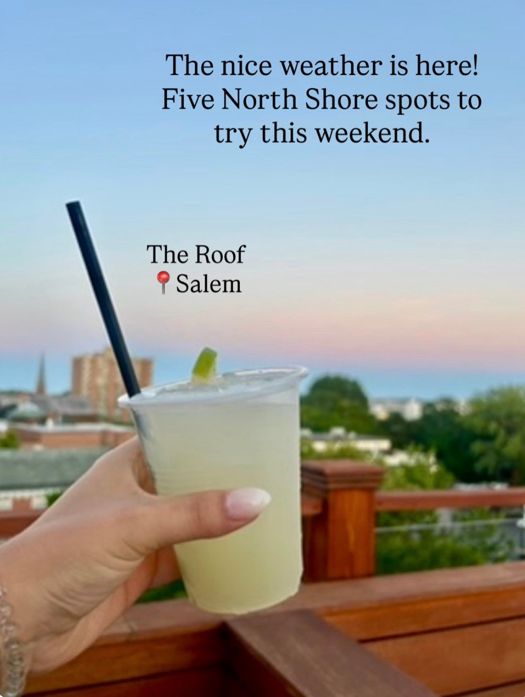 The nice weather is here! Five spots to try this weekend!